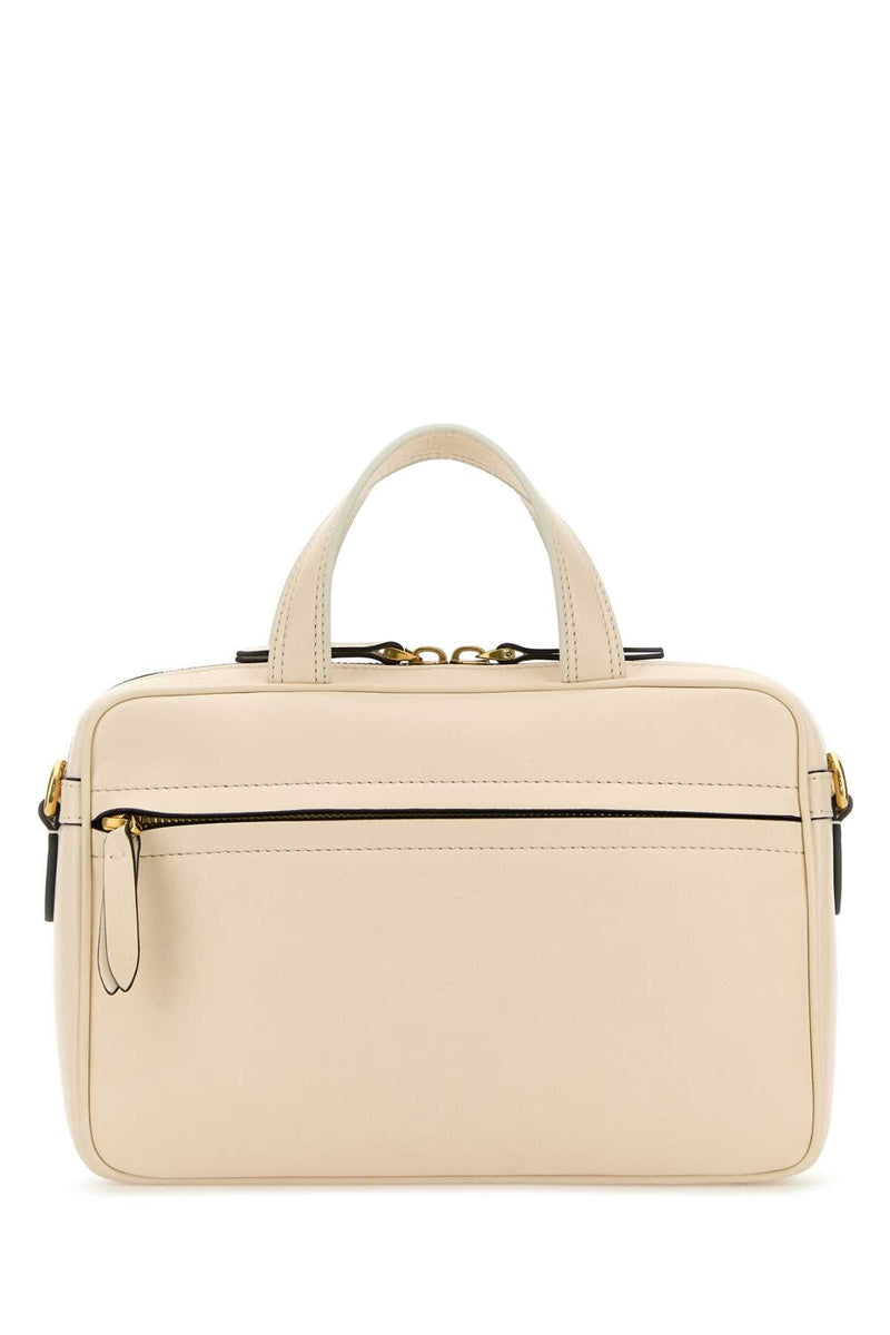 Valentino Garavani Color-Block Leather Top Handle Bag — Multicolor
