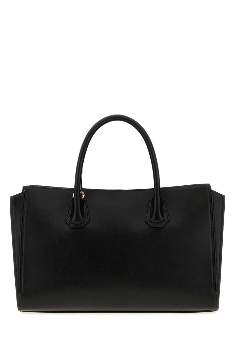 Givenchy Structured Leather Tote Bag — Black