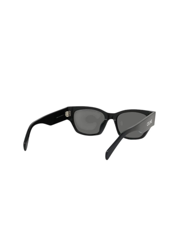 Celine Cl40197u Acetate Cat-Eye Sunglasses — Black