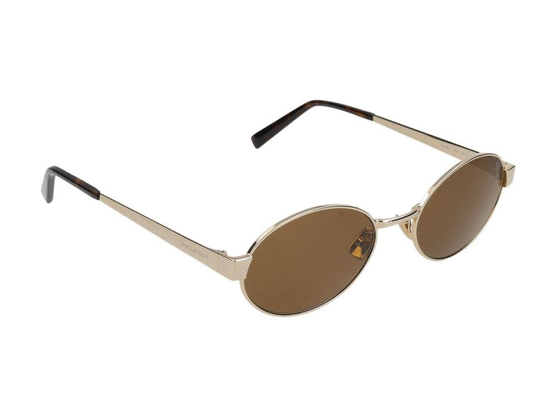 Saint Laurent Sl Sunglasses — Gold Metal