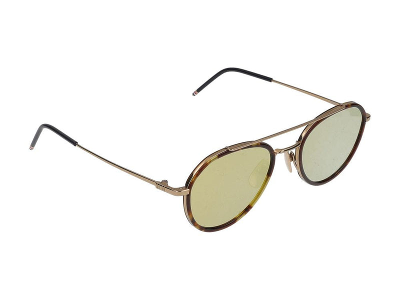 Thom Browne Ues801a-G0003-215-51 Sunglasses — Brown Acetate/titanium