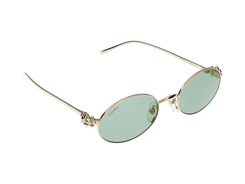 Cartier Ct0644s Metal Frame Sunglasses — Gold