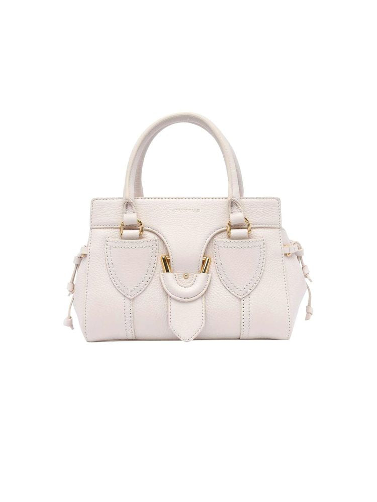 Coccinelle York Shoulder Bag — White Cow Leather