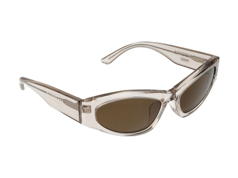 Balenciaga Bb0387s Acetate Cat-Eye Sunglasses — Beige