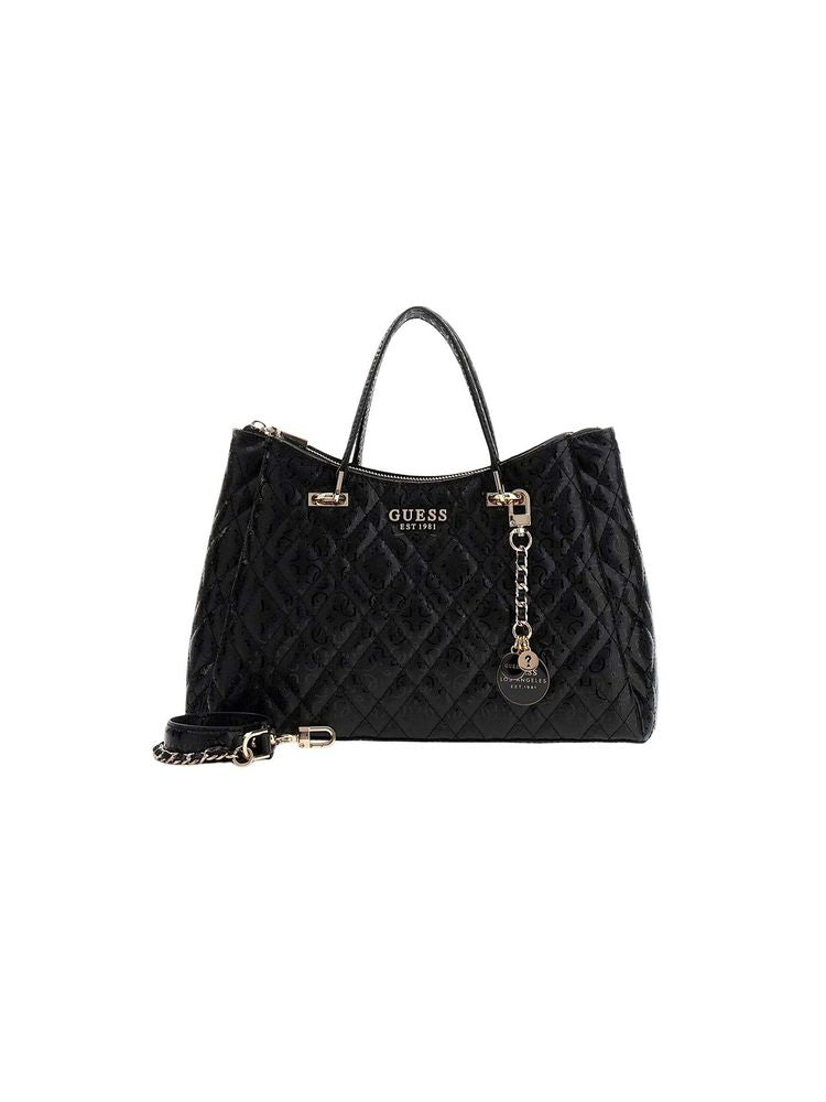 Guess Isemay Shoulder Bag — Black Polyurethane