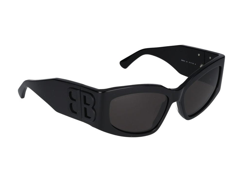 Balenciaga Bb0321s Sunglasses — Black Acetate