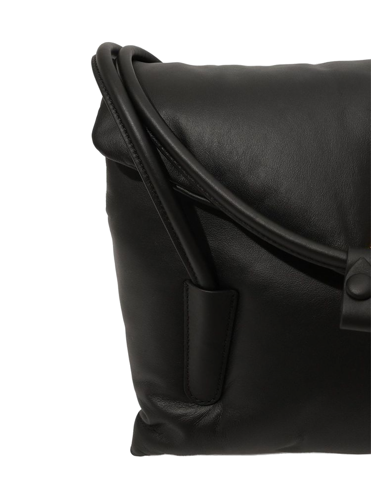 Coccinelle Chester Shoulder Bag — Black Cow Leather