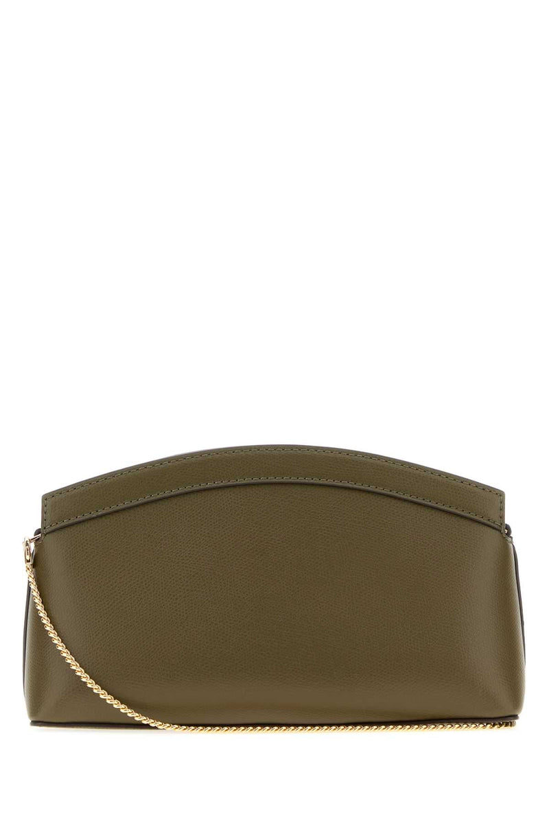 Michael By Kors Athena Clutch — Green