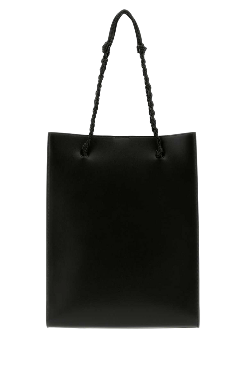 Jil Sander Leather Tote Bag — Black