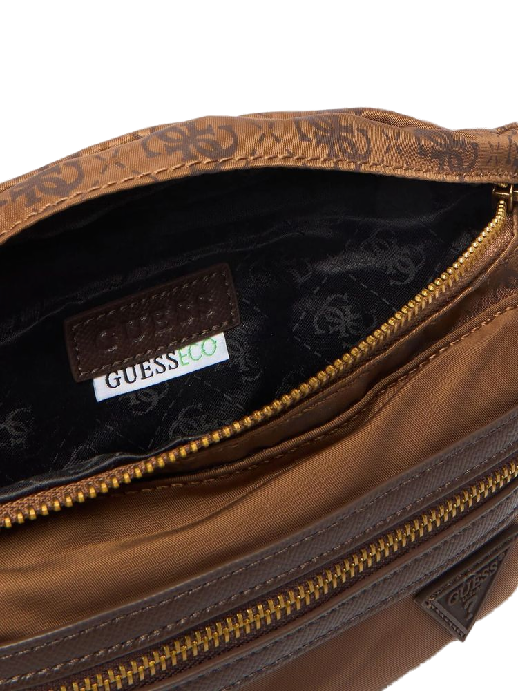 Guess Berlin Belt Bag — Brown Polyester