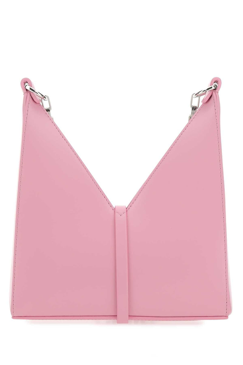 Givenchy Geometric Leather Shoulder Bag — Pink
