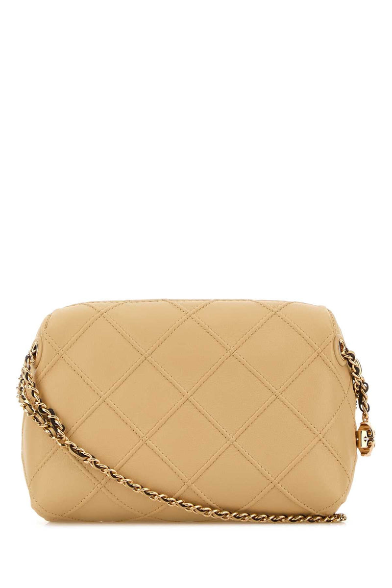 Tory Burch Camera Crossbody Bag — Beige