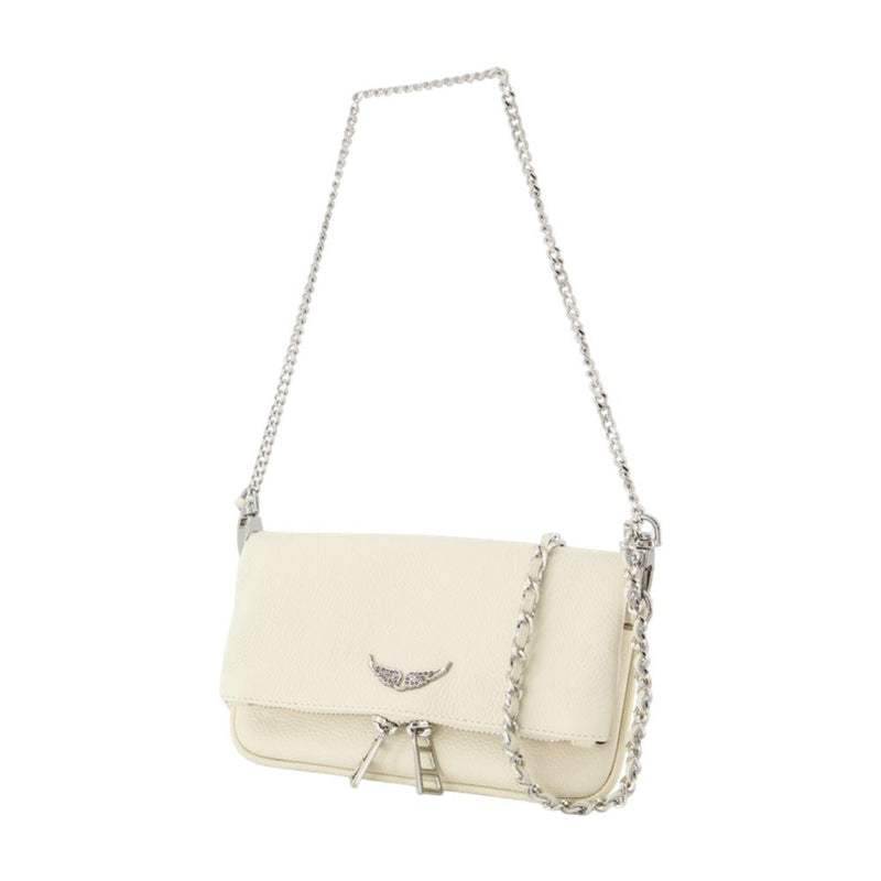 Zadig & Voltaire Rock Nano Crossbody Bag — White Cowhide