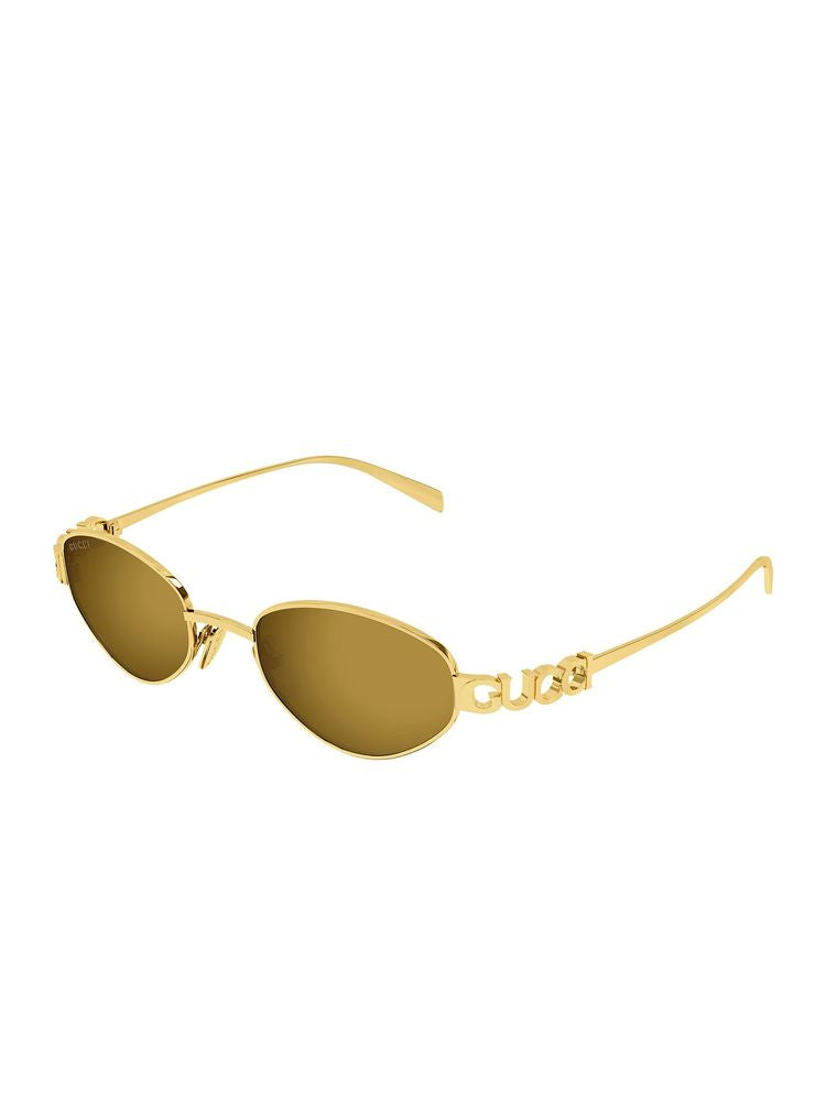Gucci Gg1935s Metal Frame Sunglasses — Gold