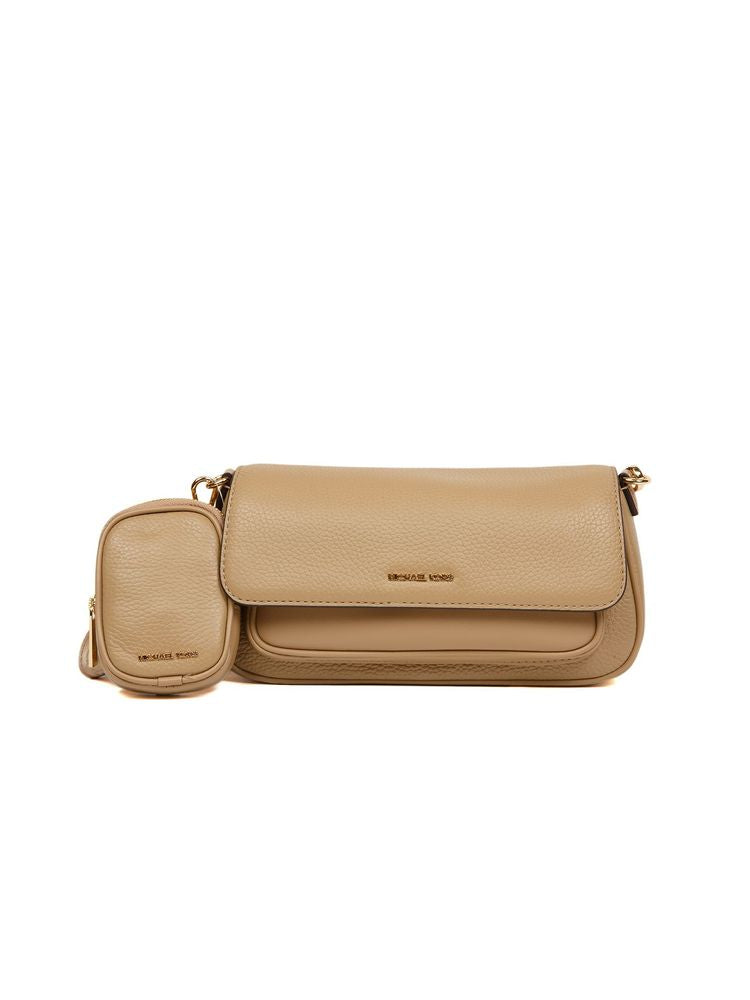 Michael Kors Jet Set Travel Crossbody Bag — Camel Leather