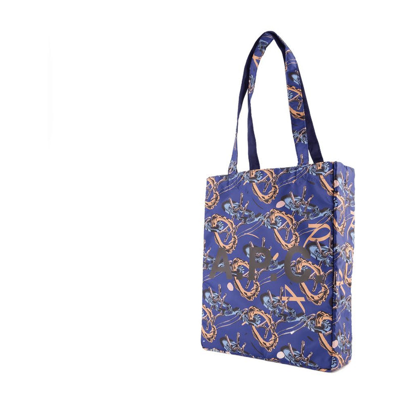 A.p.c. Lou Tote Bag — Navy Synthetic