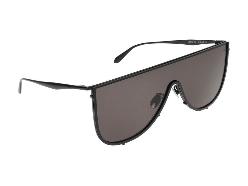 Azzedine Alaia Aa0094s Metal Shield Sunglasses — Black