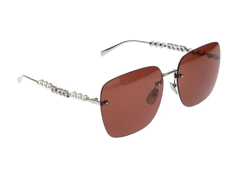 Gucci Gg1923sa Sunglasses — Brown Metal