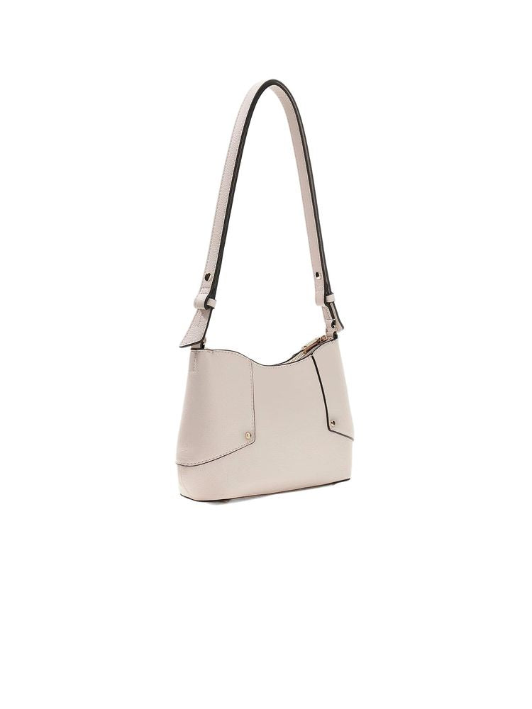 Guess Darcy Shoulder Bag — Beige Polyurethane