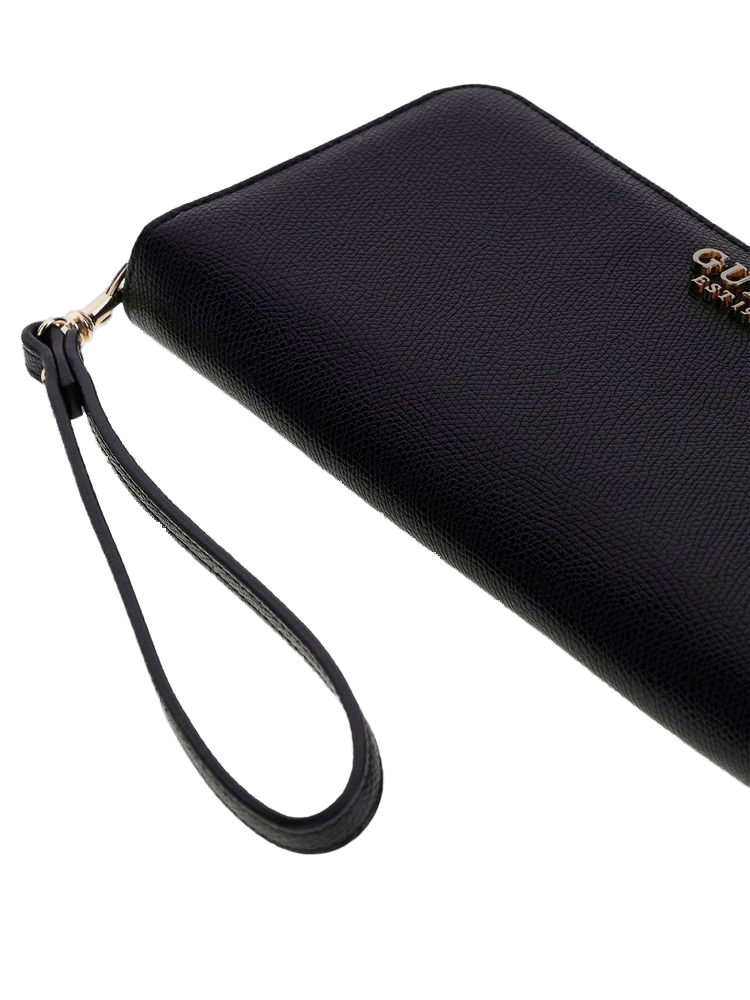 Guess Amorette Wallet — Black Polyurethane