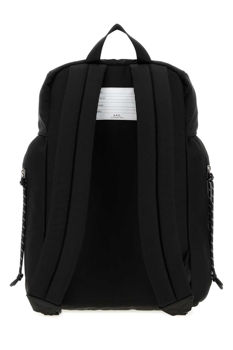 A.p.c. Nylon Cargo Backpack — Black
