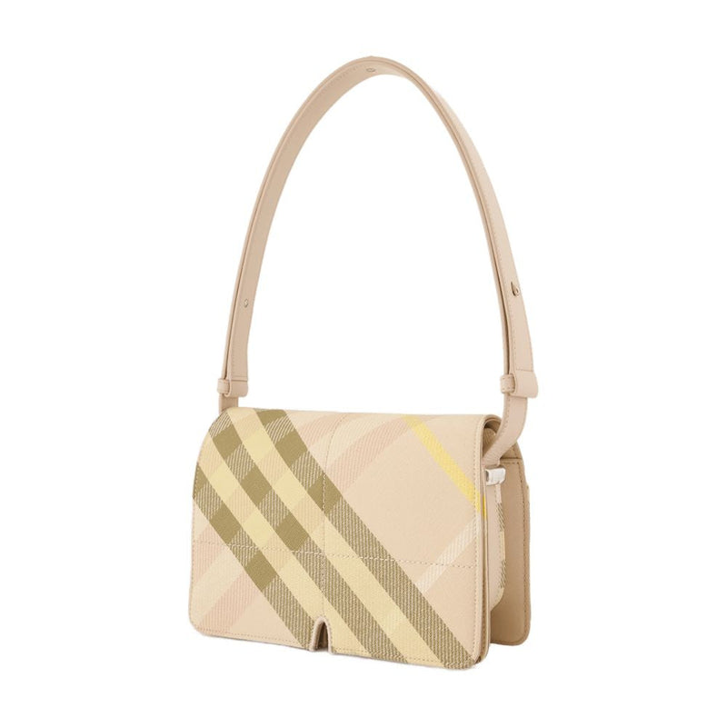 Burberry Shoulder Bag — Beige Synthetic
