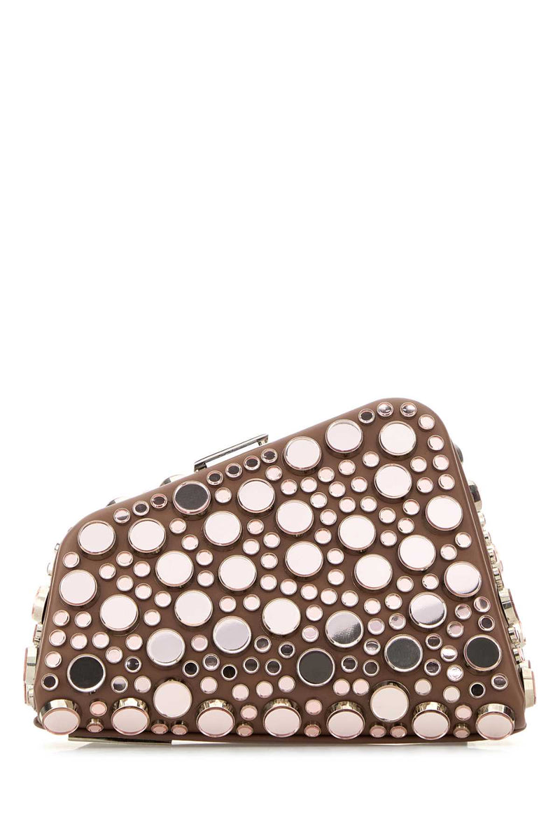 The Attico Midnight Clutch — Bronze