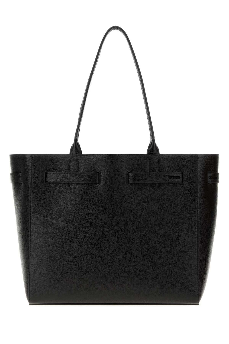 Tom Ford Leather Tote Bag — Black