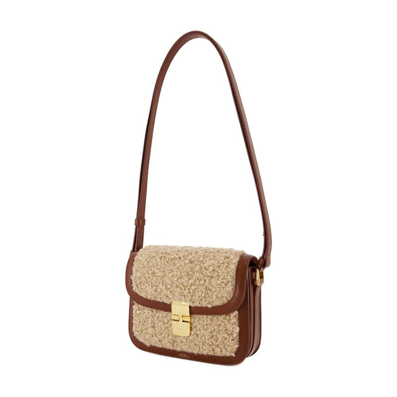 A.p.c. Grace Crossbody Bag — Brown Synthetic