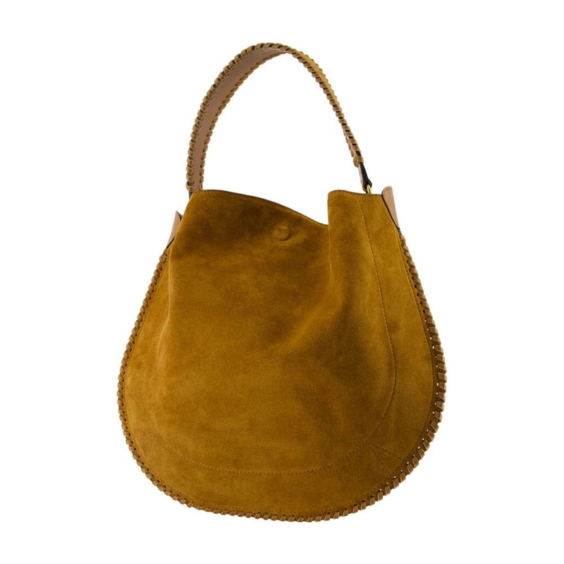 Isabel Marant Oskan Shoulder Bag — Brown Calfskin