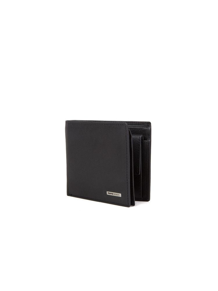 Momo Design Leather Wallet — Black