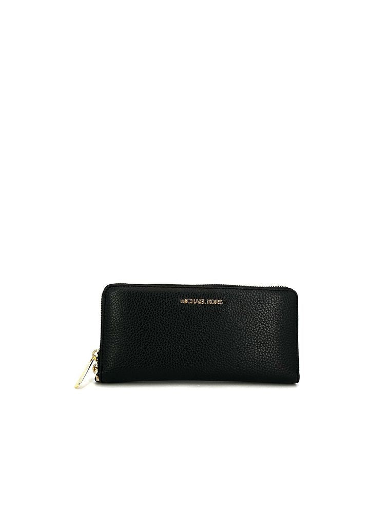 Michael Kors Jet Set Wallet — Black Leather