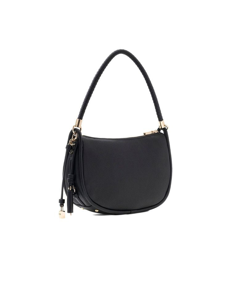 Guess Shoulder Bag — Black Polyurethane