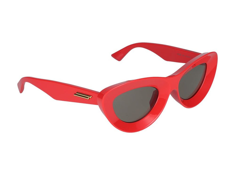 Bottega Veneta Bv1325s Cat-Eye Sunglasses — Red Injected