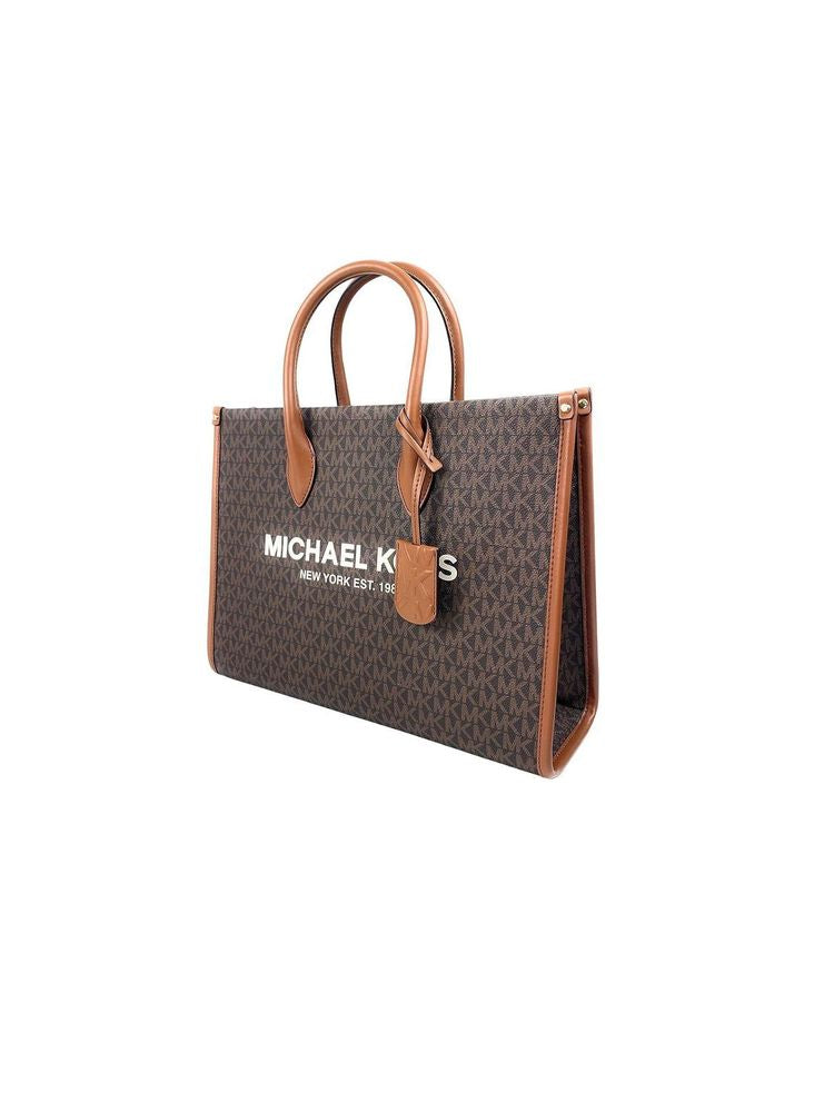 Michael Kors Tote Bag — Brown 89.coated Canvas