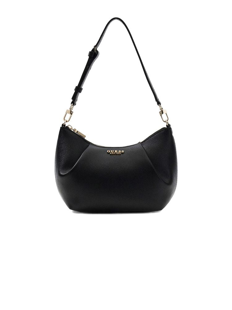 Guess Shoulder Bag — Black Polyurethane