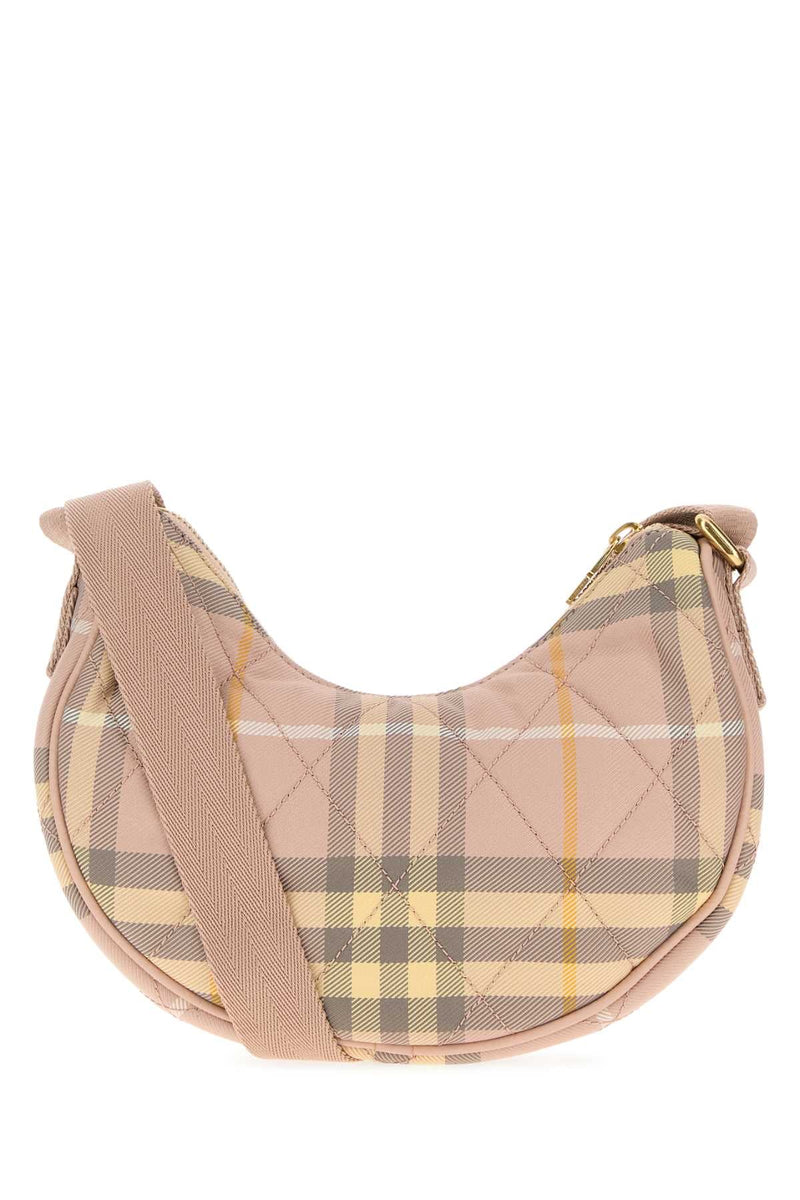 Burberry Horseshoe Crossbody Bag — Beige