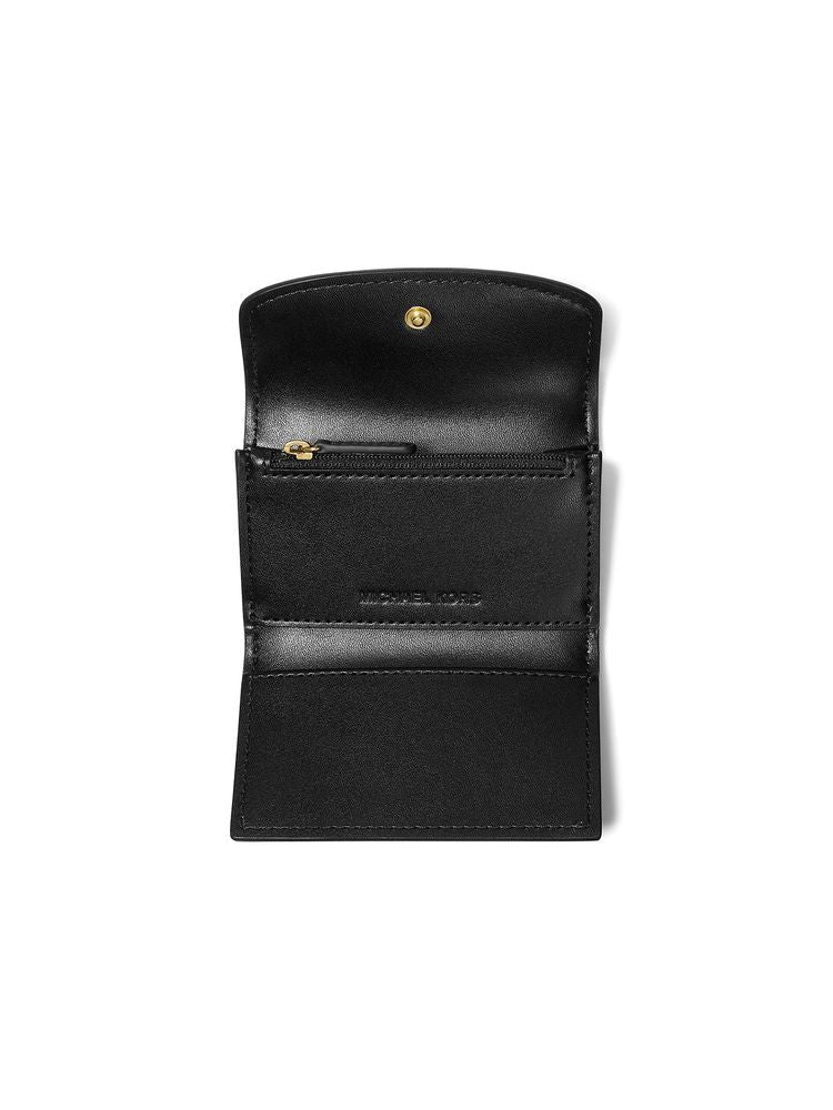 Michael Kors Lyra Wallet — Black Leather