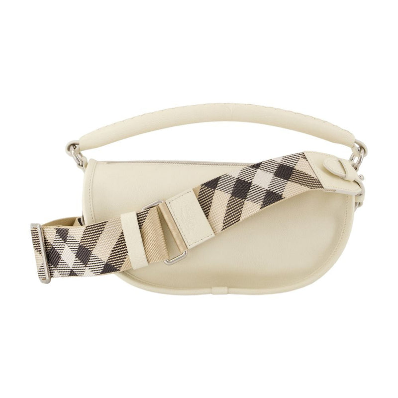 Burberry Shoulder Bag — White Calfskin