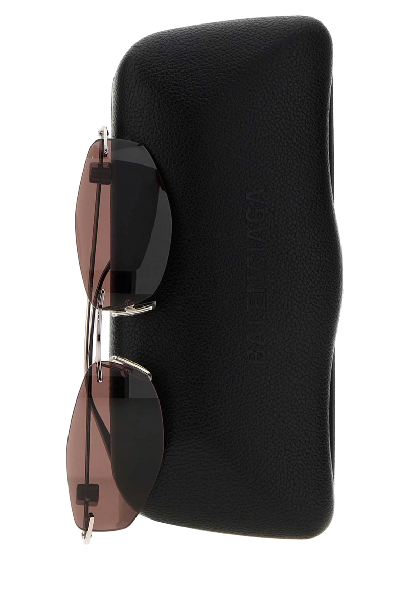 Balenciaga Nano Sunglasses — Silver