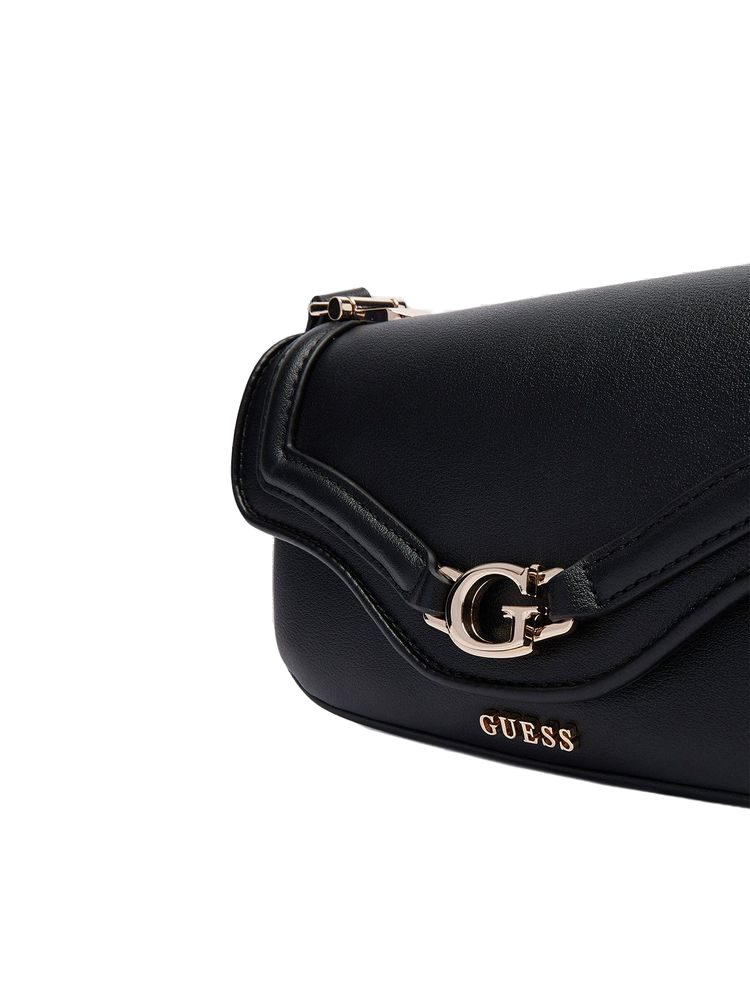 Guess Crossbody Bag — Black Polyurethane