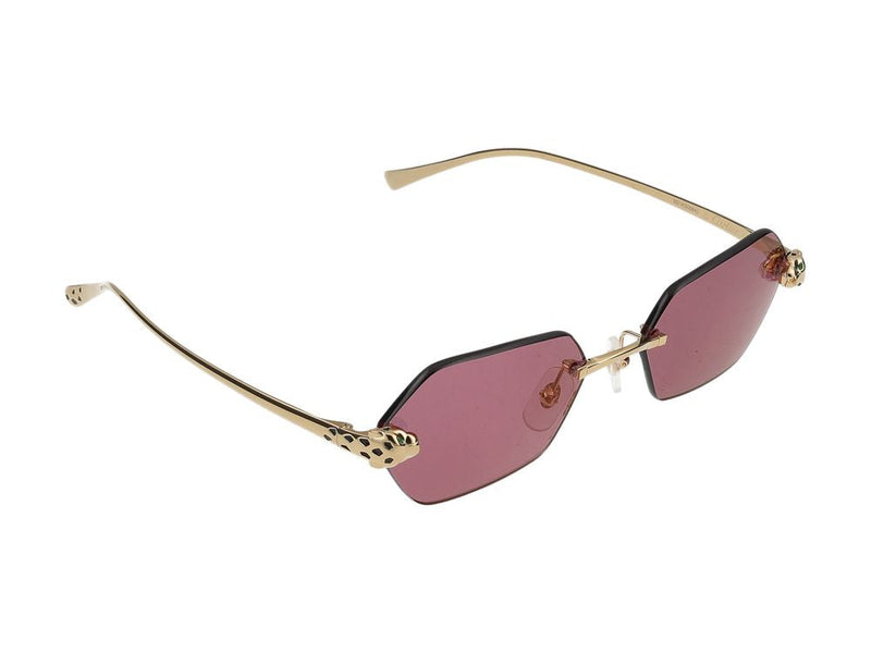 Cartier Ct0636s Sunglasses — Gold Metal