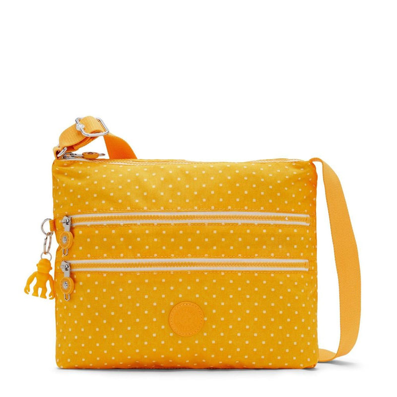 Kipling Alvar Crossbody Bag — Yellow Polyamide/nylon