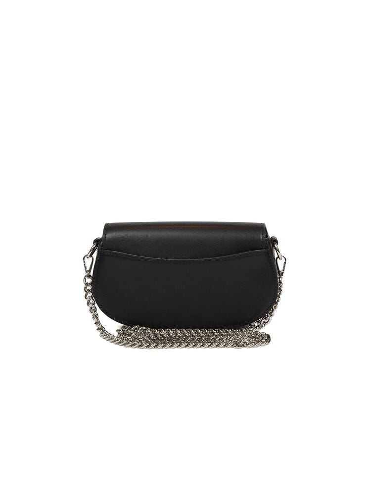 Michael Kors Mila Crossbody Bag — Black Leather