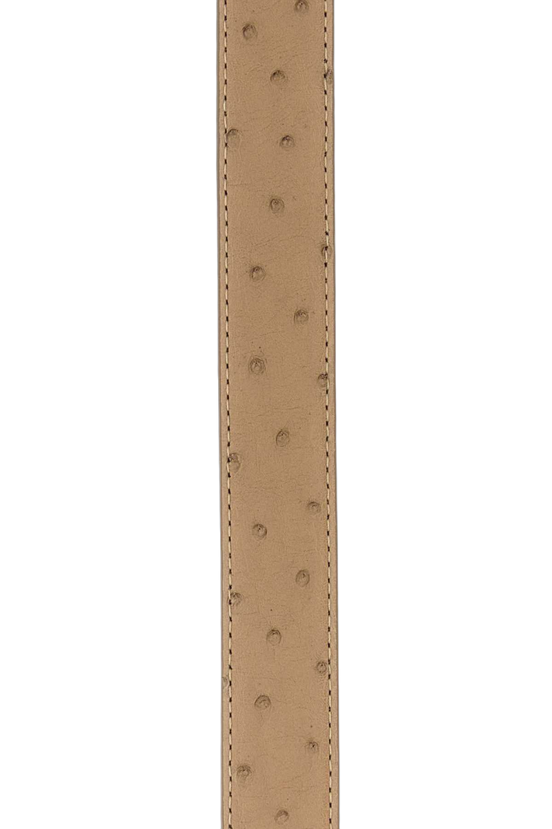 Dolce & Gabbana Perforated Leather Belt — Beige
