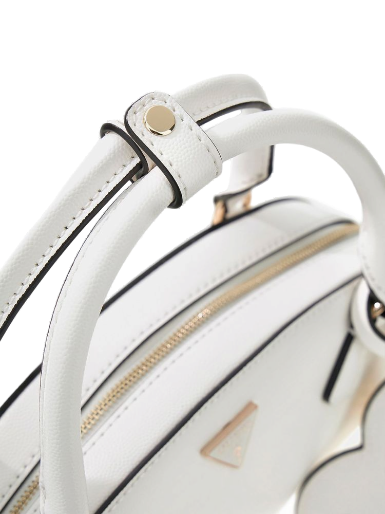 Guess Shoulder Bag — White Polyurethane