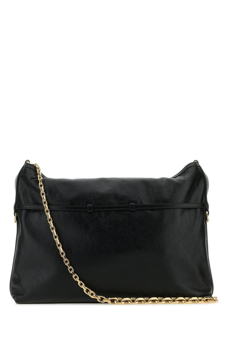 Givenchy Calf Leather Shoulder Bag — Black 100 %