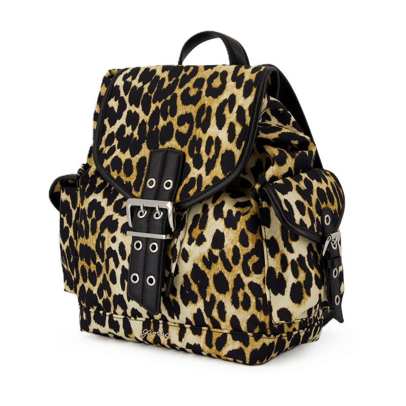 Ganni Bucky Backpack — Multicolor Nylon