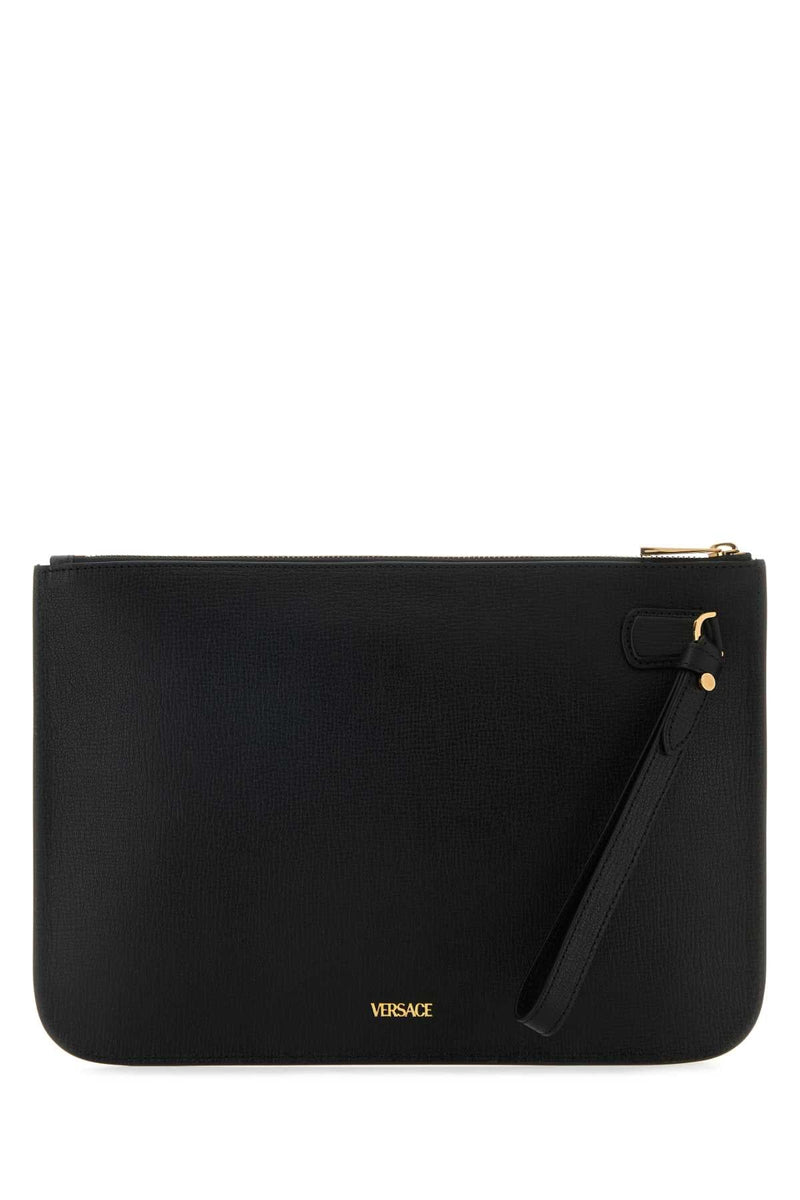 Versace Case Clutch — Black