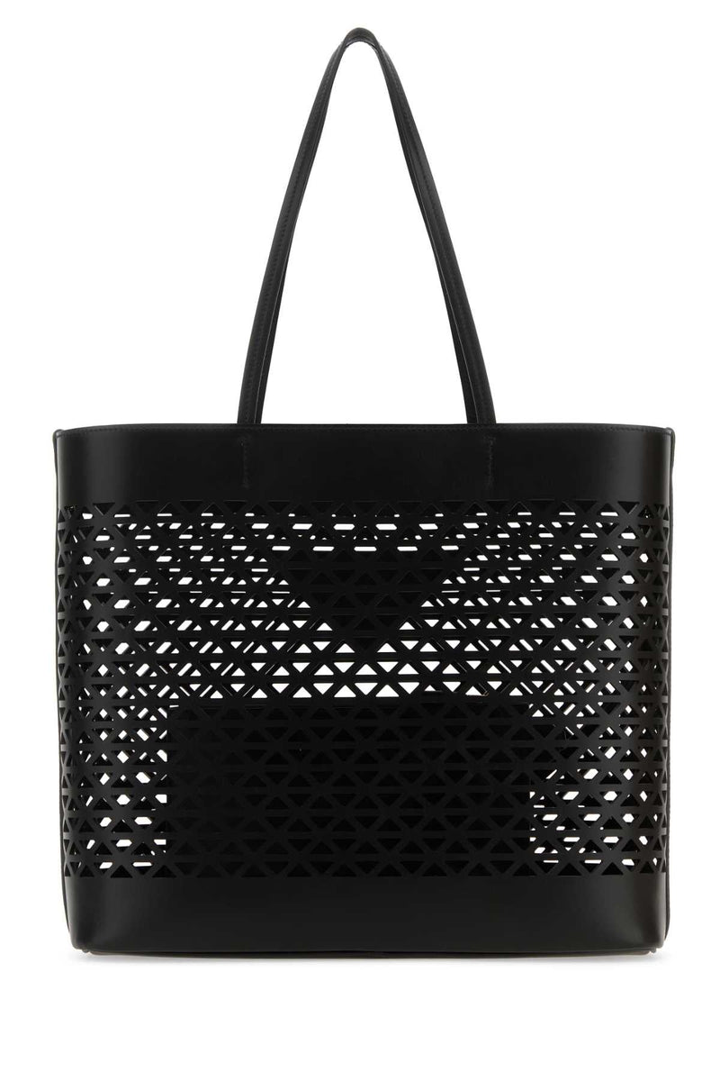 Prada Tote Bag — Black Exterior: Leather